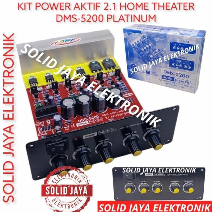 Kit Power Speaker Aktif 2.1 Dms5200 Tr Final Asli Kit Home Theater Transistor Final Asli Dms 5200 Dm