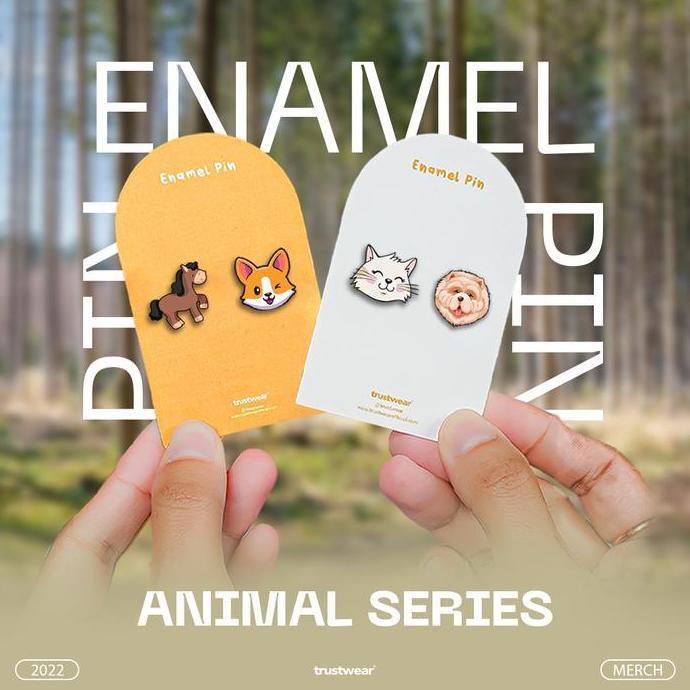 Enamel Pin - Animal Series (Trustwear) Terlaris