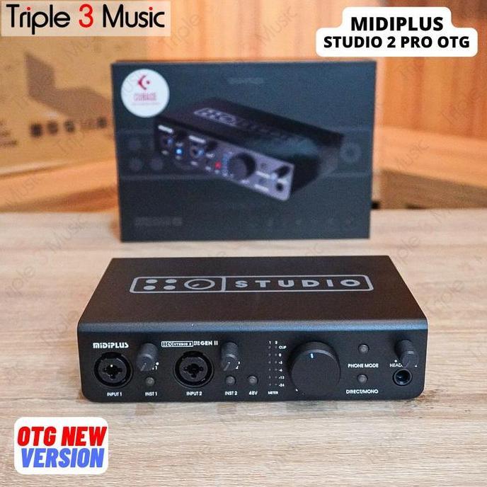MIDIPLUS Studio 2 PRO Soundcard Recording Triple3music