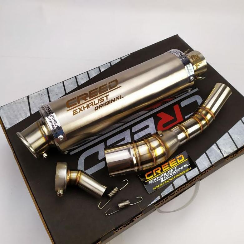 HOT DEALS KNALPOT RACING+SLIP ON+DB KILLER CREED EXHAUST FOR CBR 150R, CB150R, NINJA 250FI/KARBU, NI