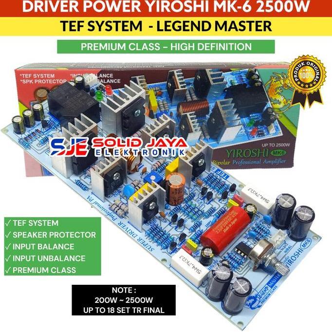 Driver Yiroshi Mk6 Mk 6 Super Driver Amplifier Yiroshi Legend Master Termurah