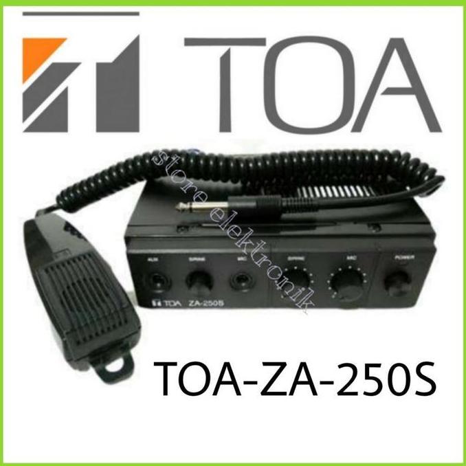 Amplifier Ampli Toa Za 250 S / Za-250S Ampli Mobil Toa Original Terbaik