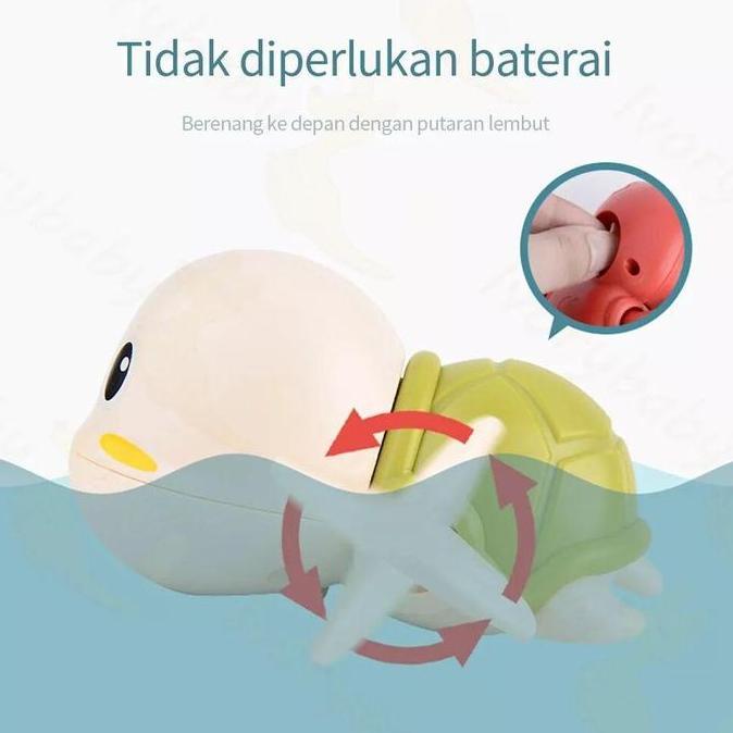 Promo Mainan Kepiting Berenang - Mainan Mandi Bayi Kepiting - Mainan Duck Dolphin Berenang - Mainan 