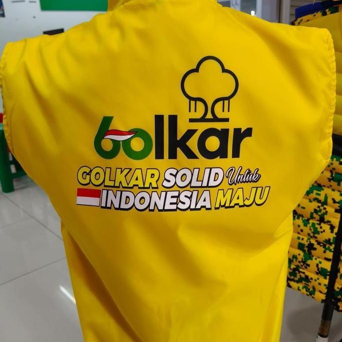 Rompi Partai Golkar Kombinasi Rompi Golkar