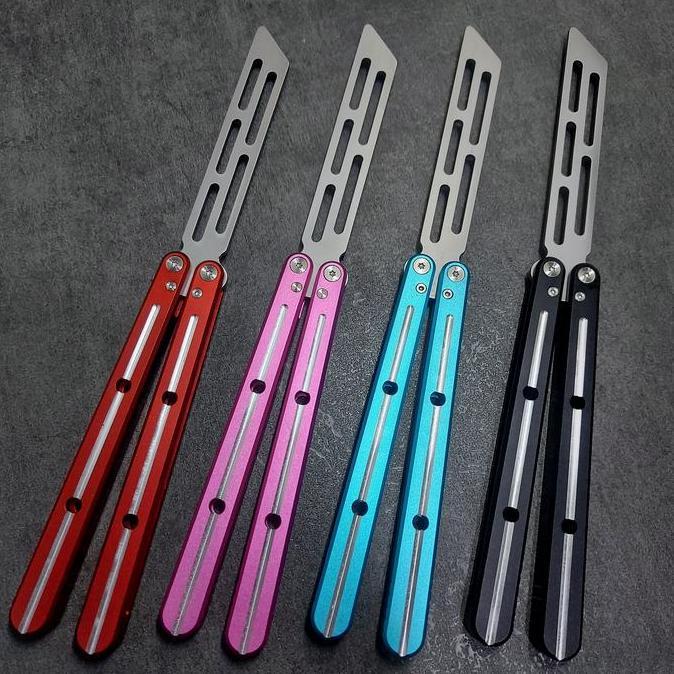 Balisong Trainer Aluminium Handle Butterfly Knife AH4