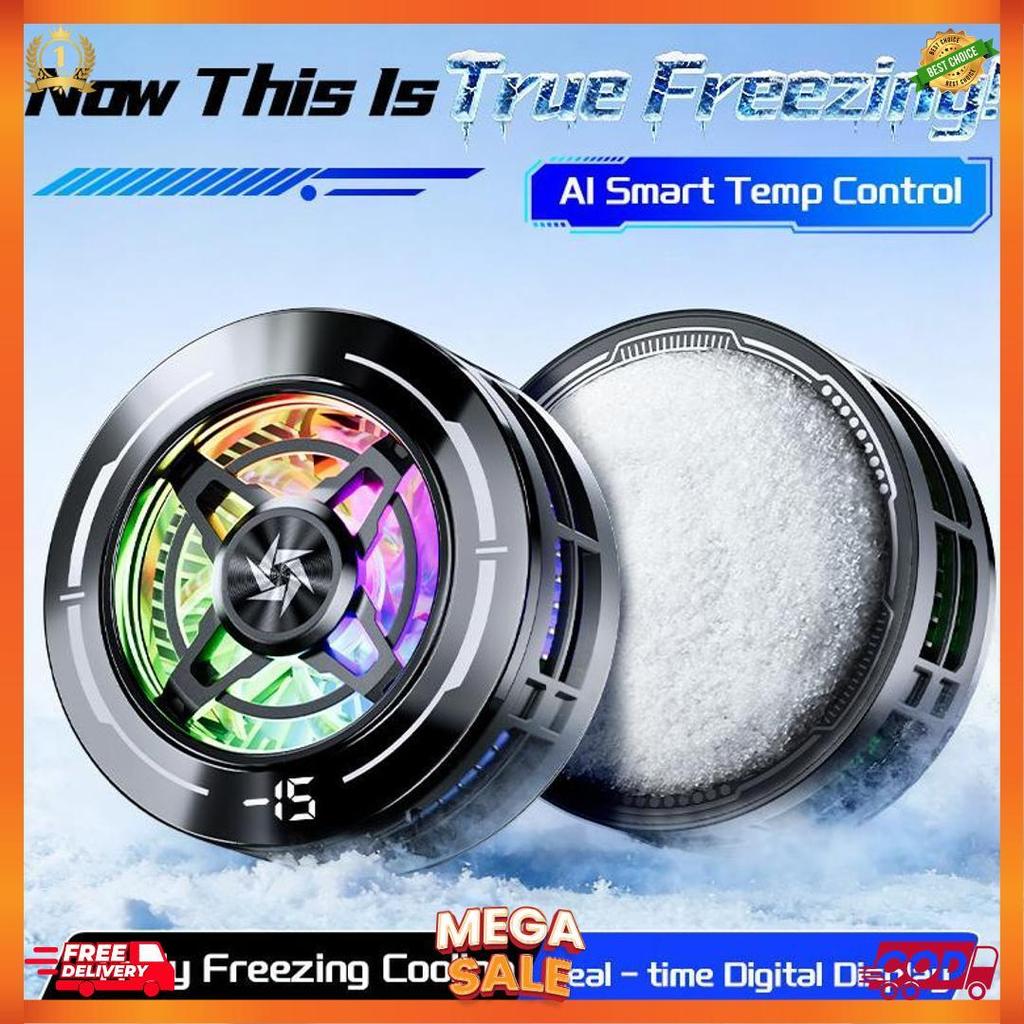 Terlaris Hp Pendingin Fan Cooler Hp Untuk Game Tanpa Kabel Radiator Fan Gaming Phone