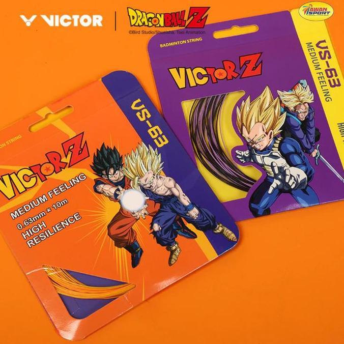 New Limited Senar / String Raket Badminton Victor Dragon Ball VS-63 DBZ / Senar Dragon Ball VS 63 DB