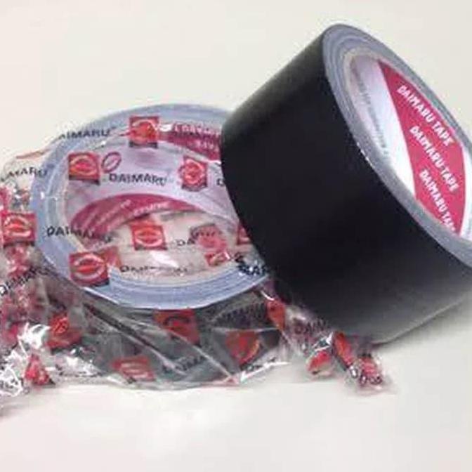 Ready stock Lakban kain hitam 2 inchi Daimaru