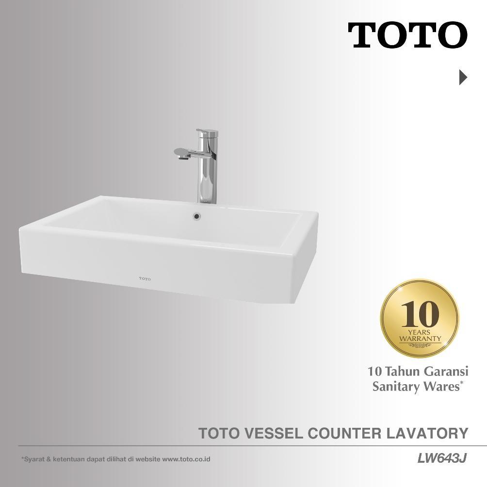 TOTO Wastafel LW643J | Wastafel - Wastafel Cuci Tangan - Lavatory