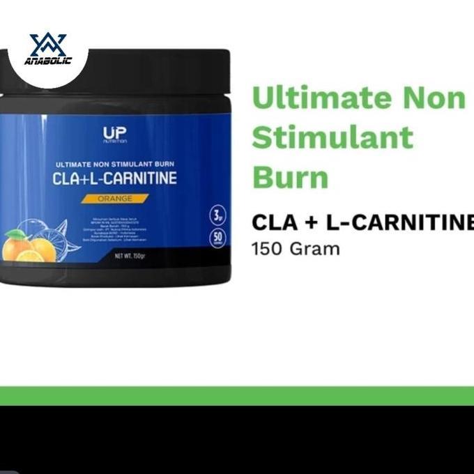 CLA + LCARNITINE L CARNITINE UP NUTRITION 150 GRAM  50 SERVINGS BPOM ORIGINAL !!!