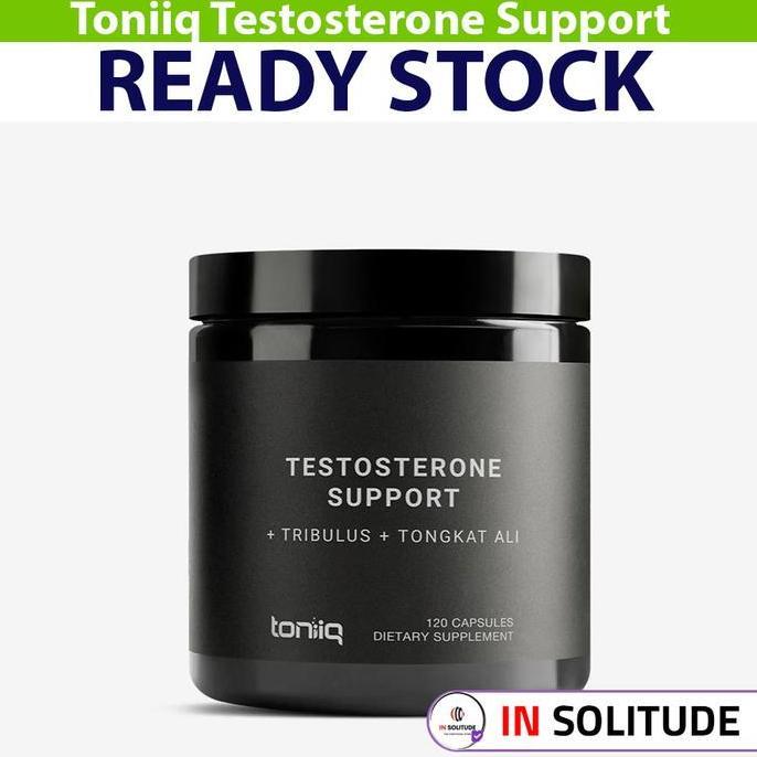 Toniiq Testosterone Support +Tribulus + Tongkat Ali  120 Capsules