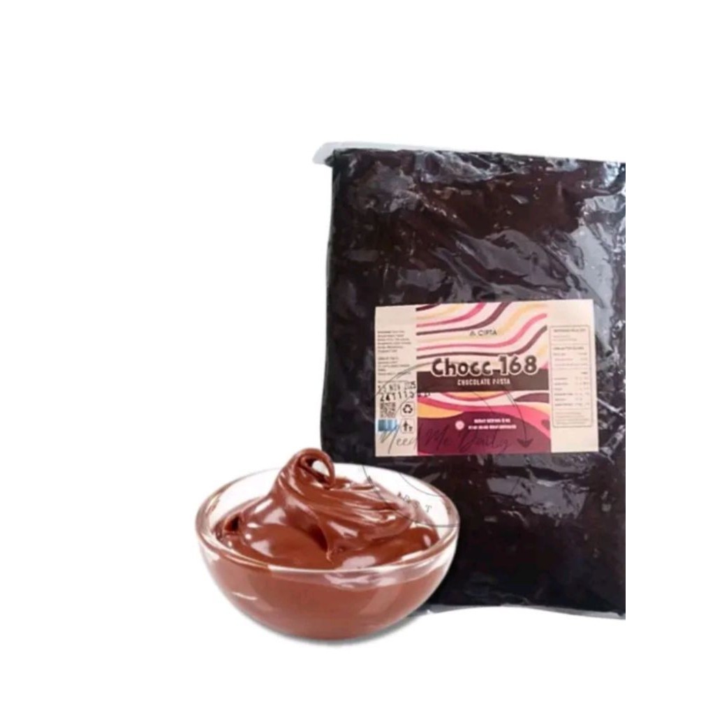 choc 168 pasta coklat filing 1kg repack LARIS