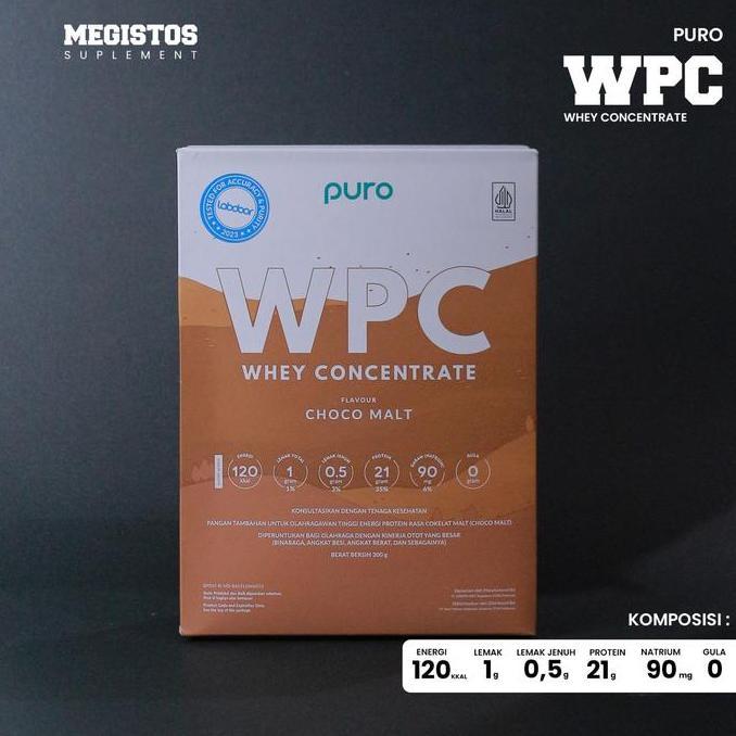 PURO WPRO WPC Whey Protein Concentrate 300g