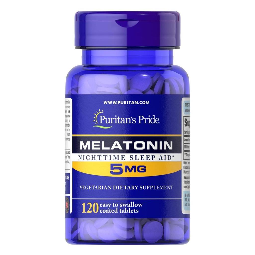 Puritans Pride Melatonin 5 mg 120 Tablets