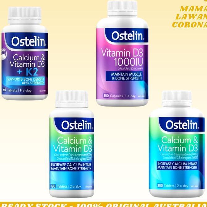 OSTELIN Calcium & Vitamin D3 130 300 Tablets OSTELIN D3 CAL DK2 60