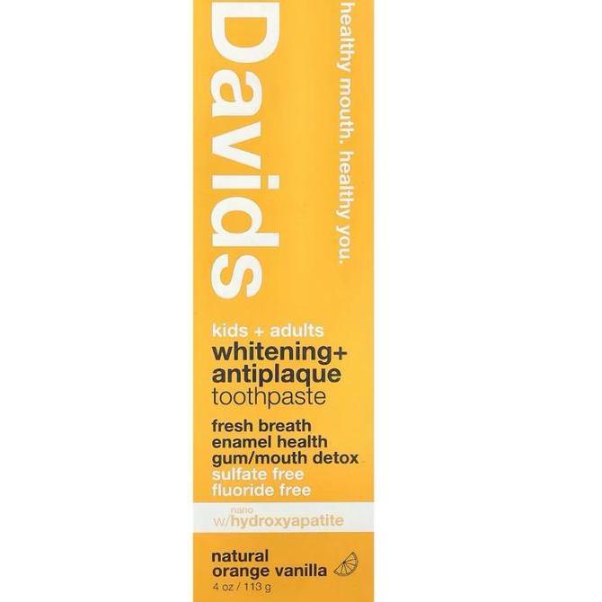 Davids Kids + Adults whitening toothpaste with hydroxyapatite 113 gram