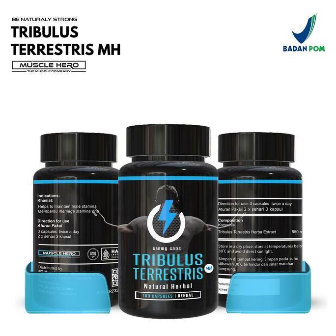 TRIBULUS TERRESTRIS MH - Muscle Hero Original BPOM Testosterone Booster