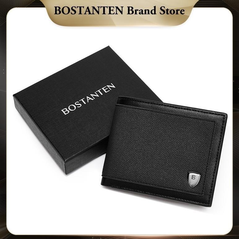 ORIGINAL BOSTANTEN DOMPET PRIA PENDEK DOMPET COWOK LIPAT HITAM/GRAY -WHITE/BIRU