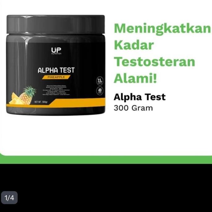 ALPHA TEST ALPHATEST UP NUTRITION TESTO BOOSTER TRIBULUS ASHWAGANDHA 300 GRAM BPOM ORIGINAL 