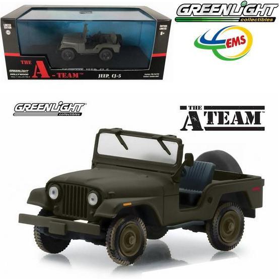 86526- Greenlight 1/43 Jeep CJ-5, Green