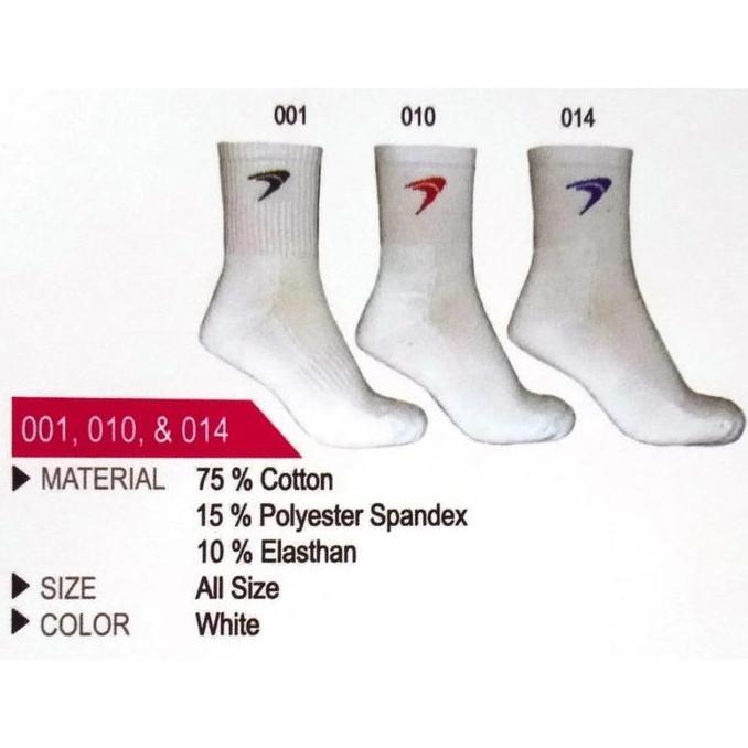 Flypower 001 010 014 - Kaos Kaki Badminton Flypower