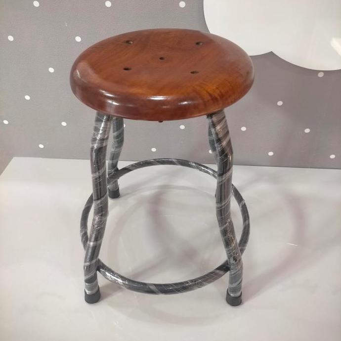 Kursi Bakso Besi T40cm (Kaki Bengkok)