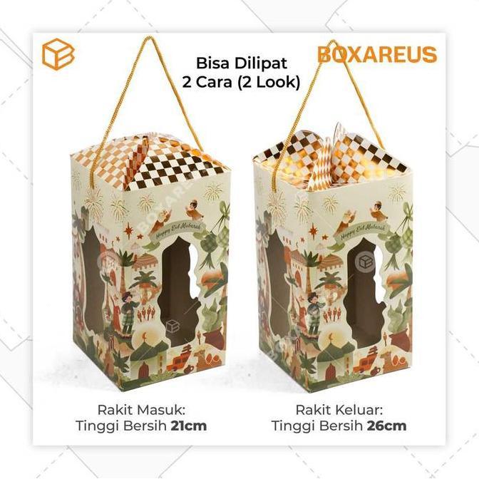 Box Hampers Idul Fitri Kotak Kemasan Kue Kering Dus Lebaran | TBIF ZAIN