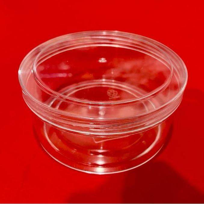 Toples Plastik Bulat Kue Kering 500gram Tutup Ulir (12pcs / 1 DUS)