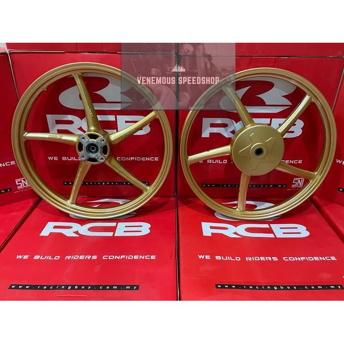 Ready Paket Velg RCB SP522 Palang 5 Ring 17 Mio - Nouvo - Mio J