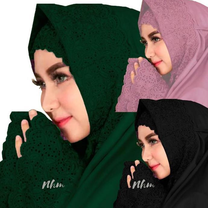 Diskon Mukena Telekung Fatimah Bestseller, Mukena Dewasa Katun Renda