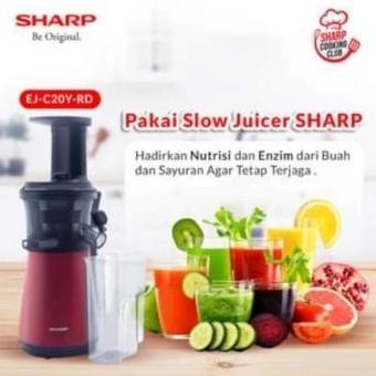 SHARP Slow Juicer EJ-C20Y-RD EJC20YRD EJ- C20YRD EJC20 YRD