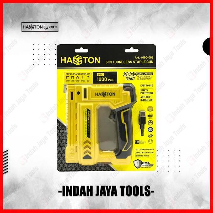 HASSTON 4090-006 Cordless Stapler - Mesin Paku Staples Tembak Baterai