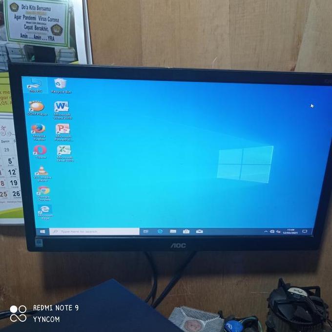 CPU RAKITAN CORE I3 GEN 1 RAM 4GB HDD GB