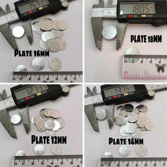 Redmegic- 500Pcs Lempengan Plate Besi / Lempengan Plate Besi Untuk Magnet