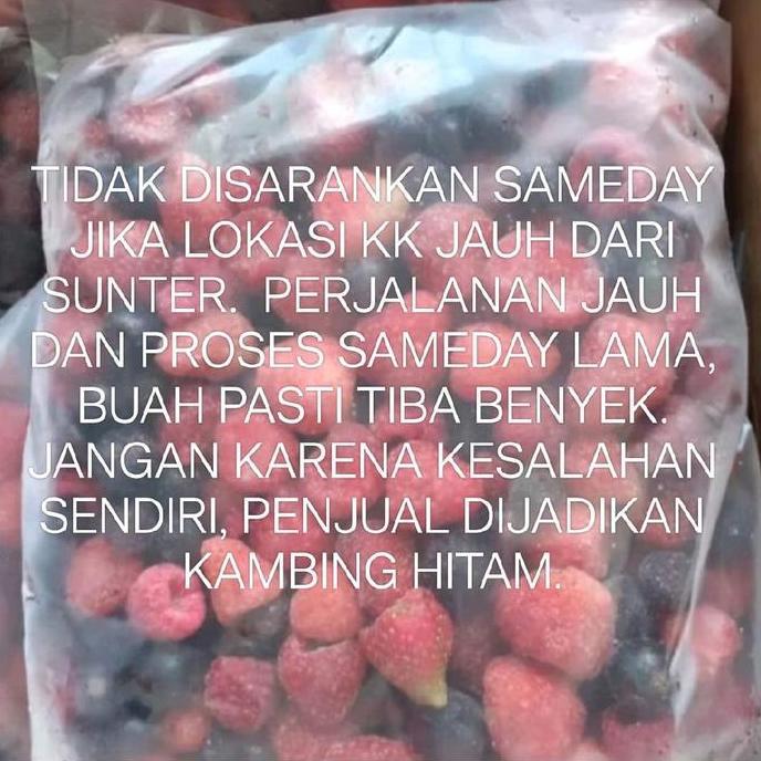 Frutting- Frozen Fruit Mix Berry Strawberry Blueberry Raspberry Blackberry