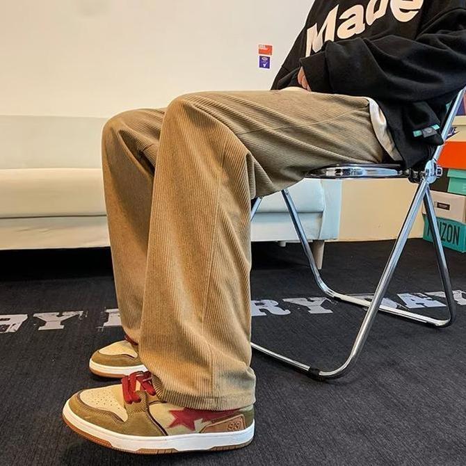 Downsize- Celana Pria Corduroy Celana Panjang Corduroy Pria Celana Corduroy Pria Gombrang Celana Cod