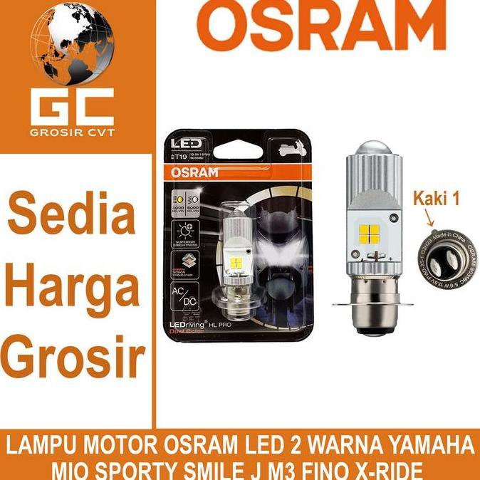 Bohlam Lampu Depan LED Motor Yamaha Mio Sporty Smile J M3 Fino OSRAM BEST QUALITY