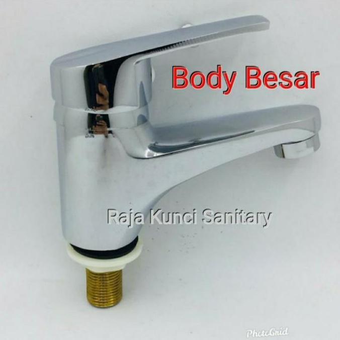 Kran Wastafel Model Toto/Kran Wastafel Push Up Dingin/Kran Wastafel Tebal Harga Khusus