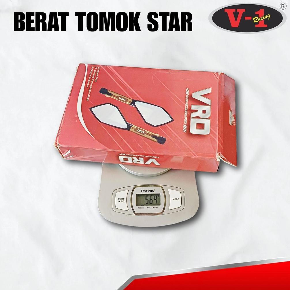BEST DEALS VRD SPION TOMOK STAR V2 WARNA SILVER UNIVERSAL SEMUA MOTOR