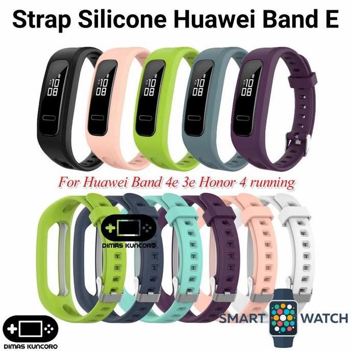 Strap Silicone Huawei Band E silicon silikon tali jam tangan 3e 4e honor 4 running
