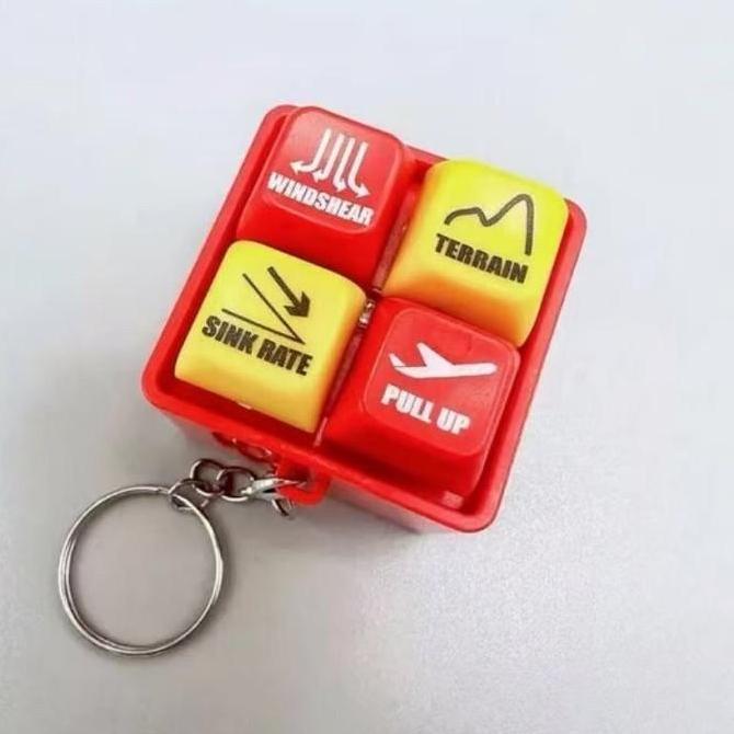 harbunarshop - keyboard keychain fidget mechanical boeing 737 airbus egpws warning sound simulator p