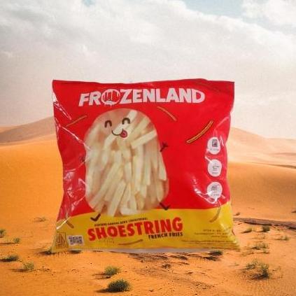 Naturalbig- Kentang Frozen Land Shoestring 500 Gram