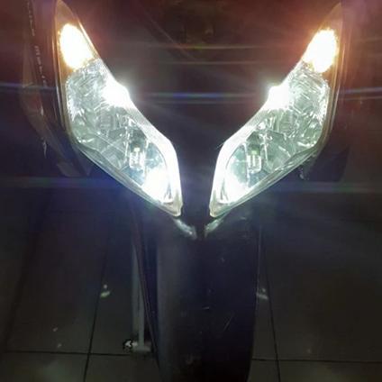 Sale Lampu Led Laser H4 Lampu Led Utama Laser Hi Low Mxking klx crf cb Vixion dll COD