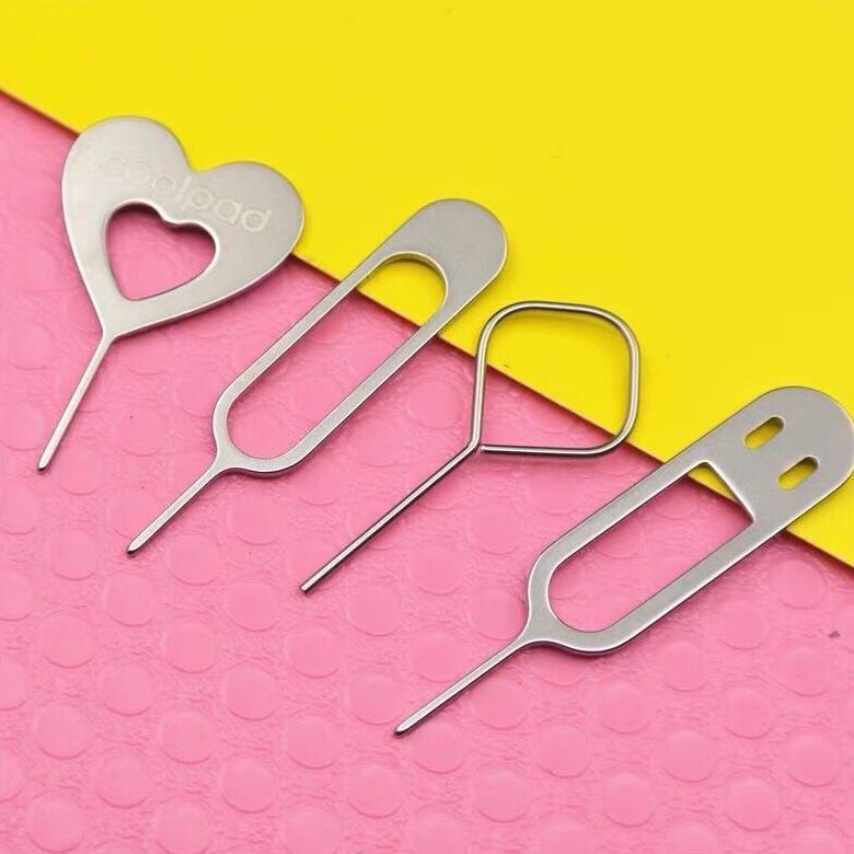 (isi 10) Original Jarum tusuk Sim Card Bahan Besi Tebal / Ejector SimCard Besi Ready