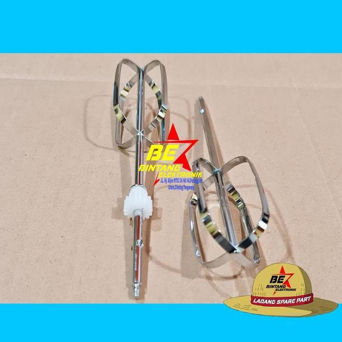 Trotonix- Pengaduk Mixer Miyako Stik Garpu Mixer Miyako Gagang Mikser Miyako