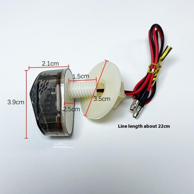 TERBARU Sein Tempel LED Lampu Sen Tempel Oval D90 R15-V2/V3,CBR NEW/OLD,NINJA RR/R,GSX150,VIXION,R25