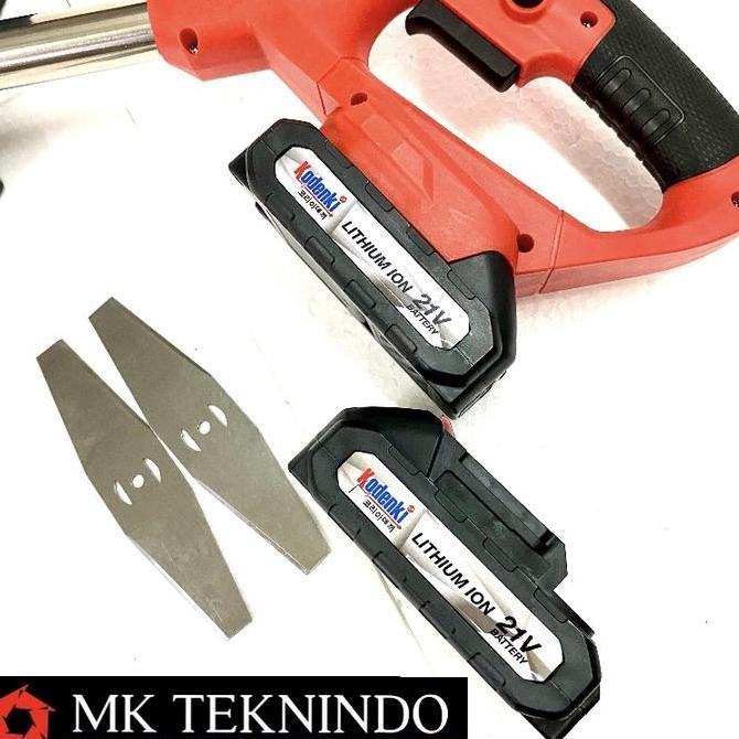 Mesin Potong Rumput Baterai Cordless Grass Trimmer Cutter Pemotong Cas