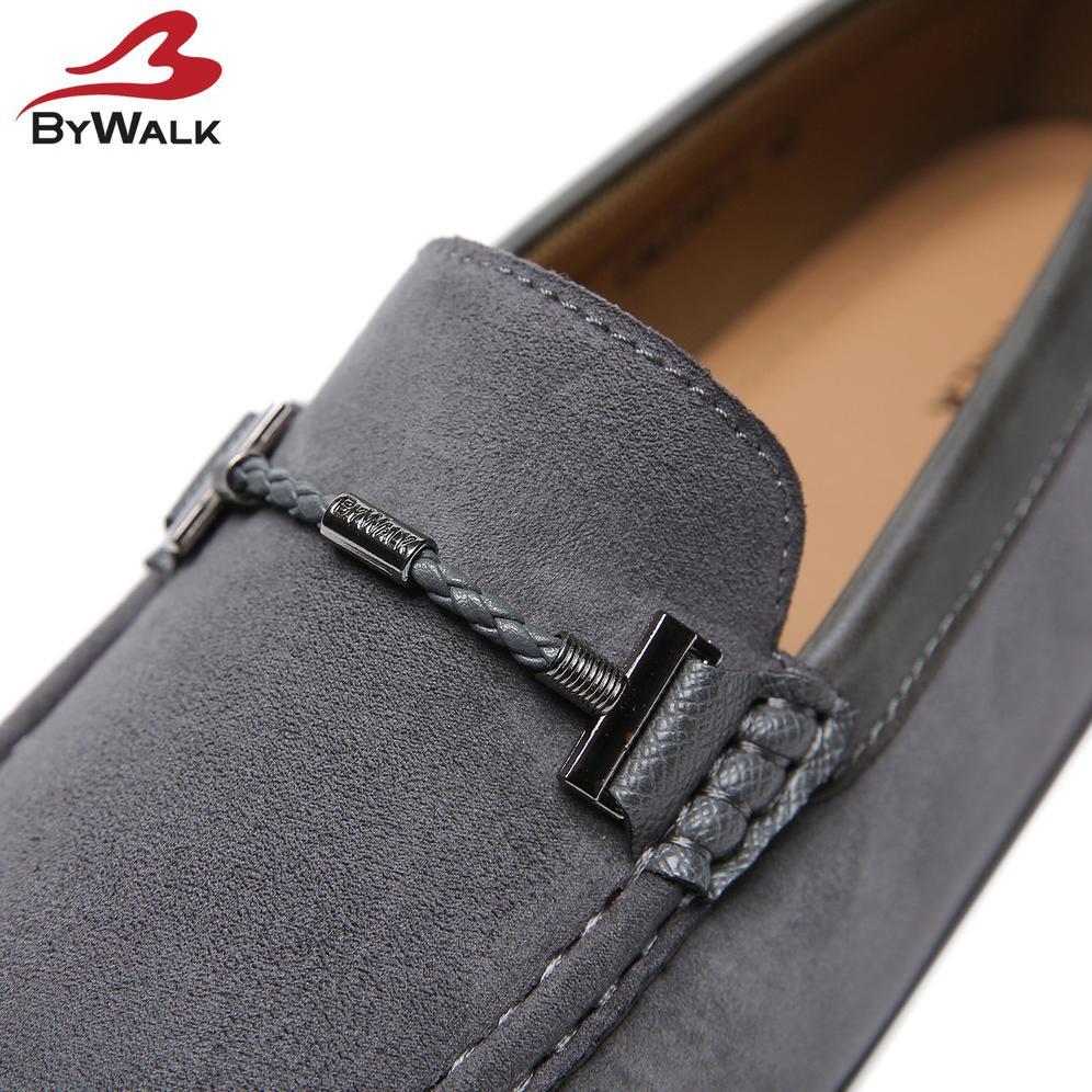 BEST SALE BYWALK CALCIO1 Sepatu Loafers Pria Formal Casual Moccasin Slip On Kerja Bludru Hitam