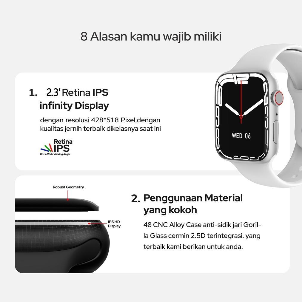 PROMO TERBARU Original OPPO Smartwatch 10 Pro MAX with 2.3" HD AMOLED Display GPS NFC Waterproof Blu