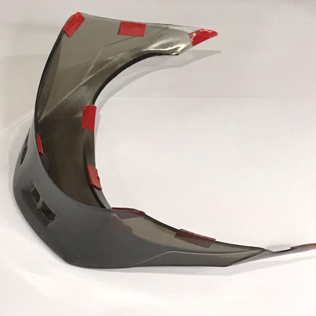 sale Spoiler Helm / Spoiler Helm Kyoto / Spoiler RSV Lengkap Dengan Baut / Spoiler Lem 3M Untuk Semu